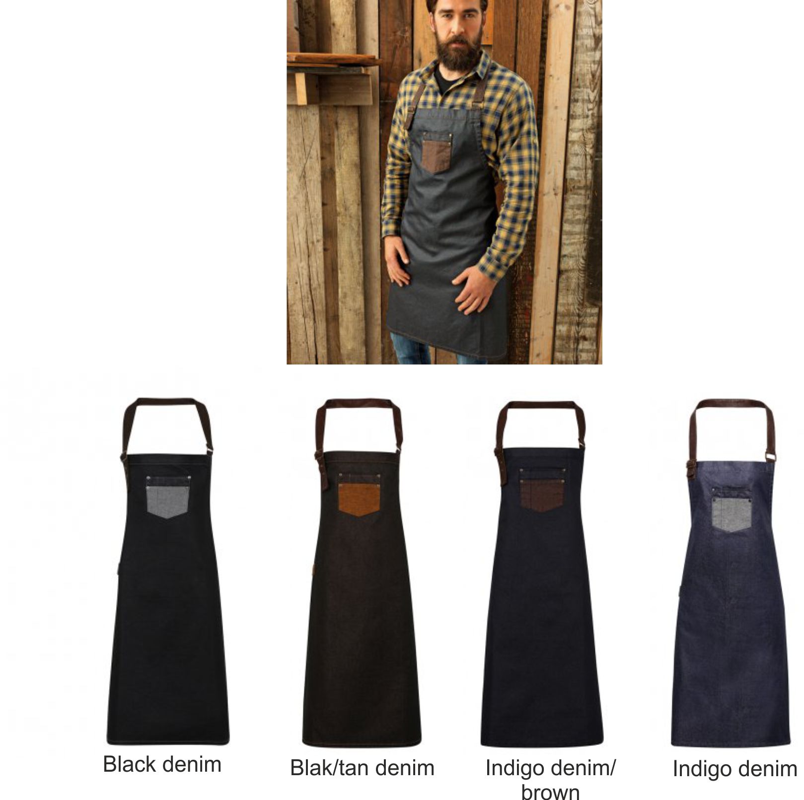 PR136 Premier Division Bib Apron  PR136 Premier Division Bib Apron